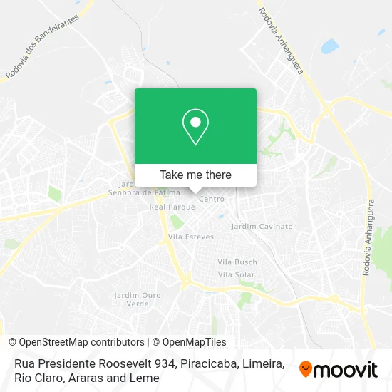 Rua Presidente Roosevelt 934 map