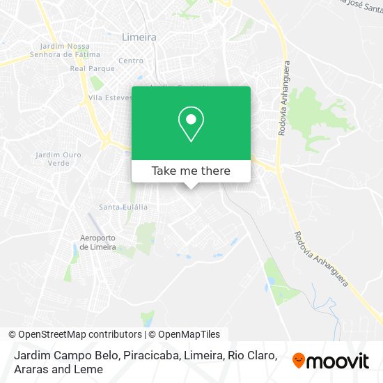 Mapa Jardim Campo Belo