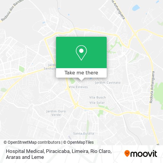 Hospital Medical map