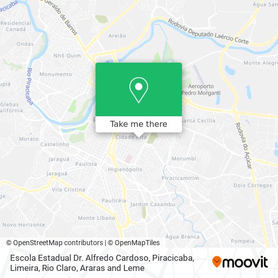 Escola Estadual Dr. Alfredo Cardoso map