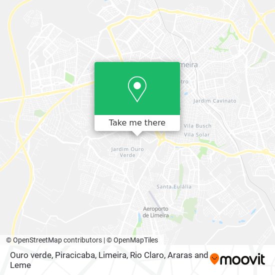 Mapa Ouro verde