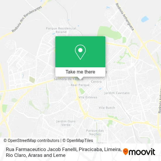 Rua Farmaceutico Jacob Fanelli map