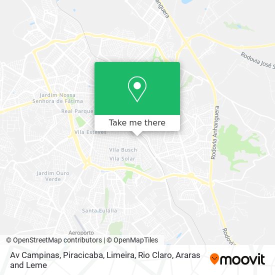 Mapa Av Campinas