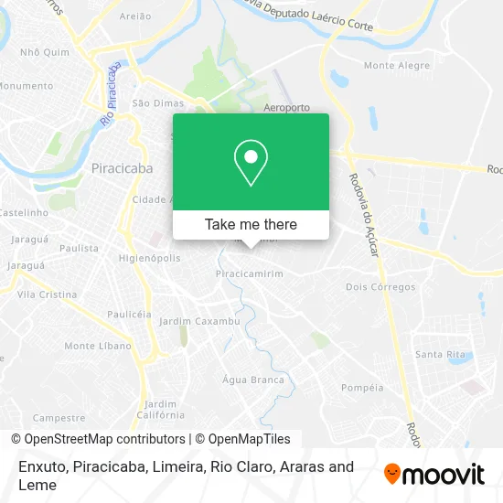 Enxuto map