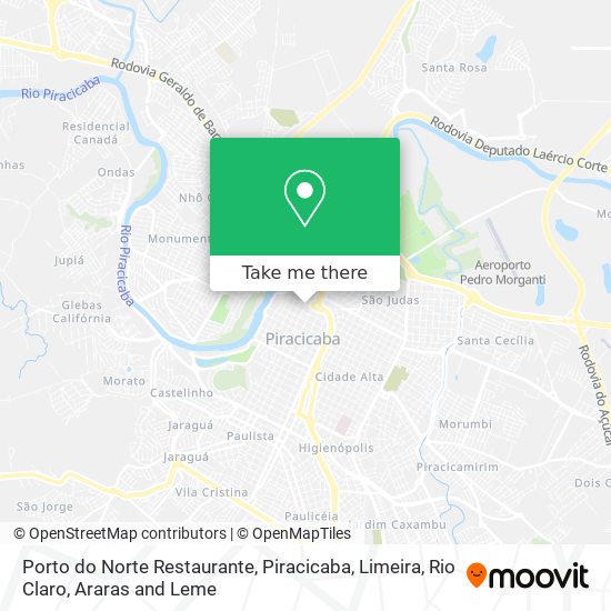Porto do Norte Restaurante map