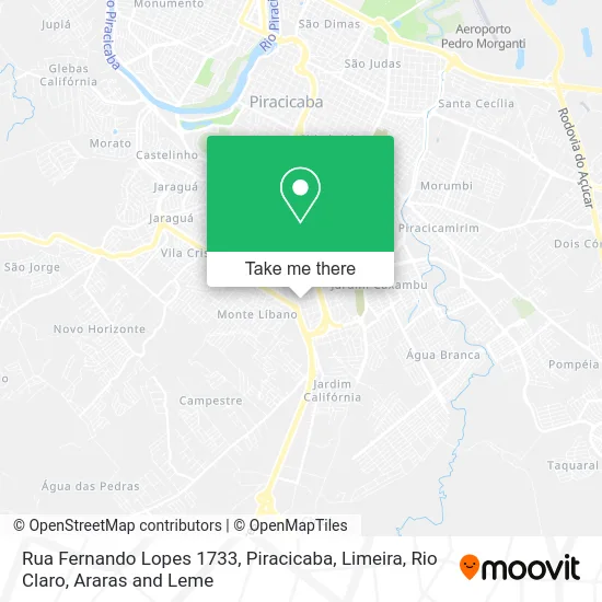Rua Fernando Lopes 1733 map