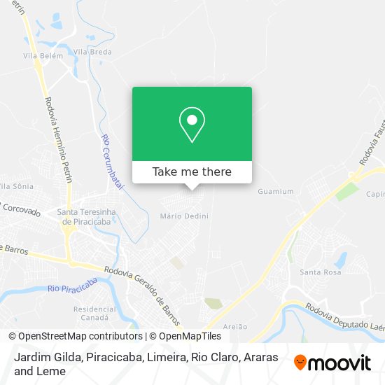 Jardim Gilda map