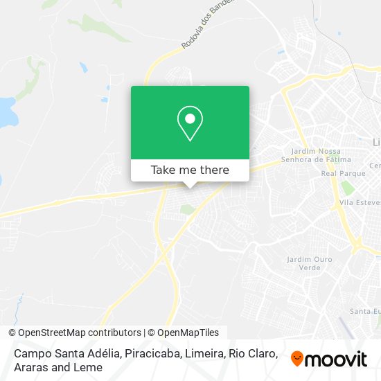 Campo Santa Adélia map