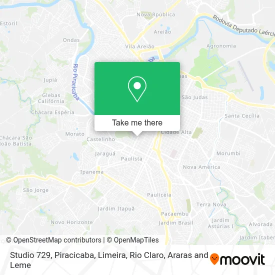 Studio 729 map