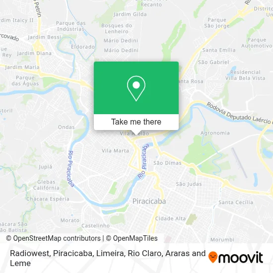 Radiowest map
