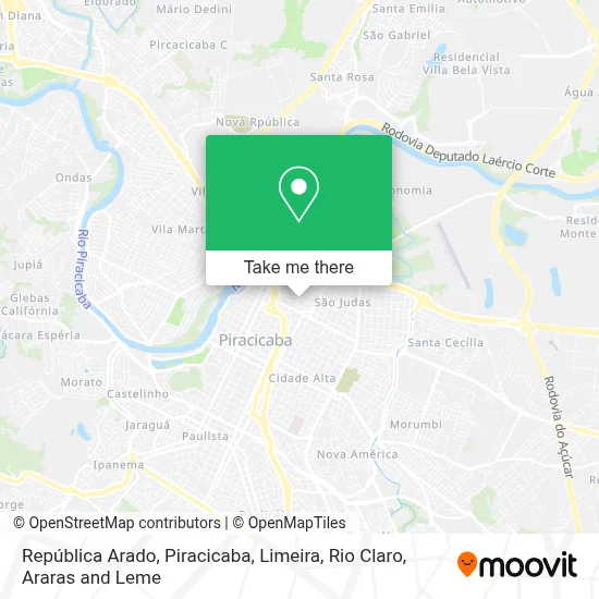 República Arado map