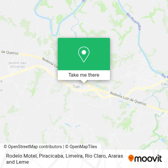 Rodeio Motel map