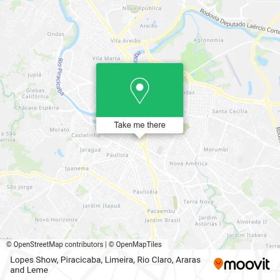 Lopes Show map