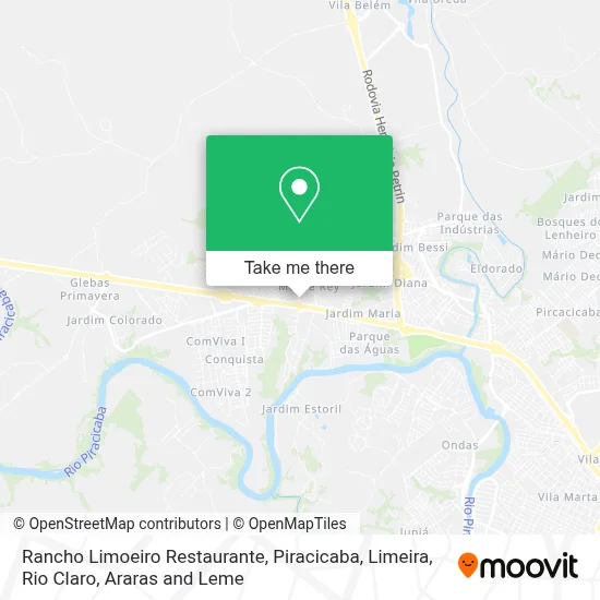 Rancho Limoeiro Restaurante map