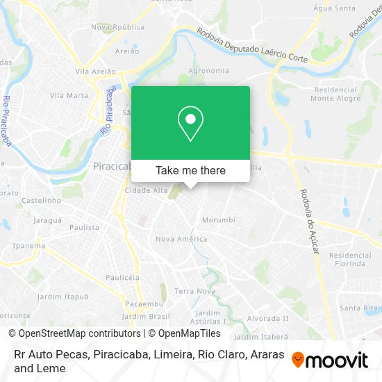 Rr Auto Pecas map
