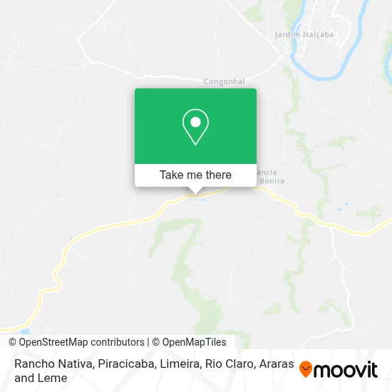 Rancho Nativa map