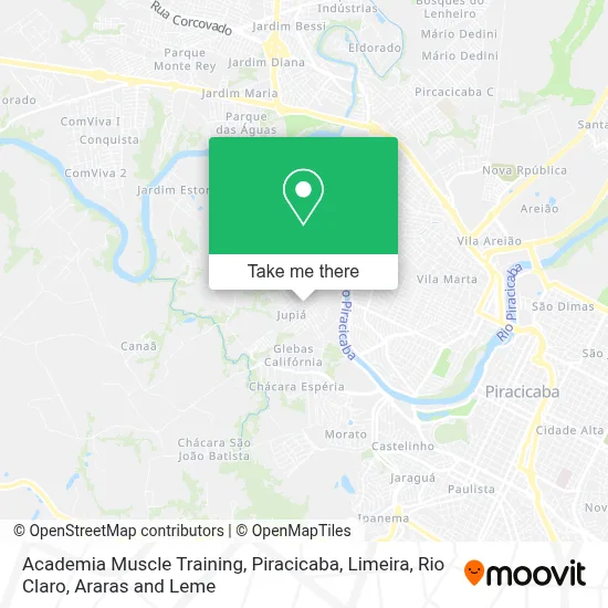 Academia Muscle Training map