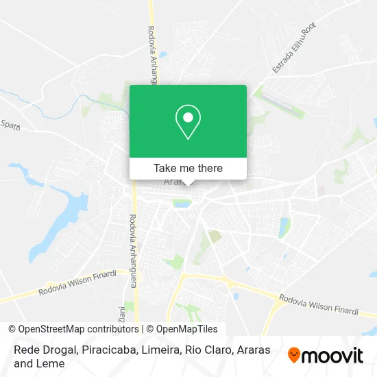 Rede Drogal map