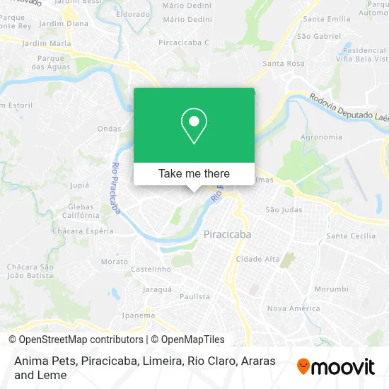 Anima Pets map