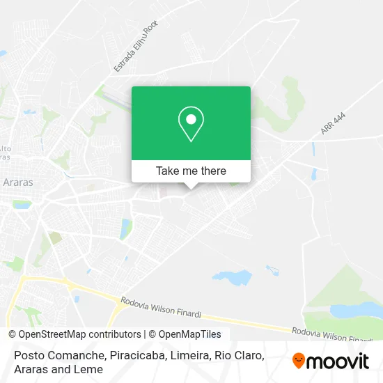 Posto Comanche map