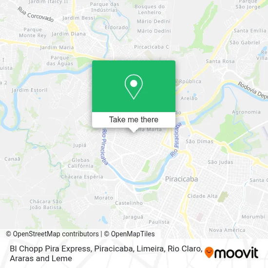 Bl Chopp Pira Express map