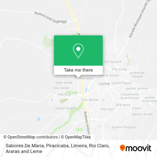 Sabores De Maria map