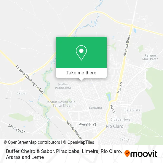 Buffet Cheiro & Sabor map
