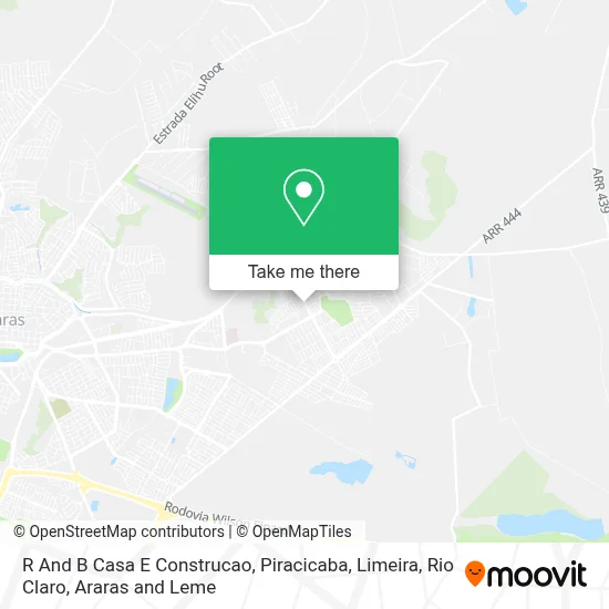 R And B Casa E Construcao map