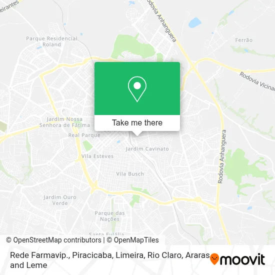 Rede Farmavip. map