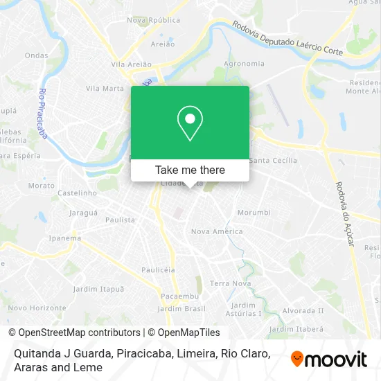 Quitanda J Guarda map