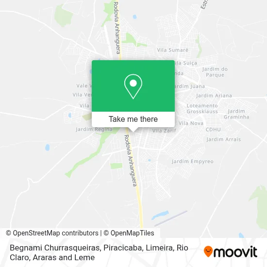Begnami Churrasqueiras map