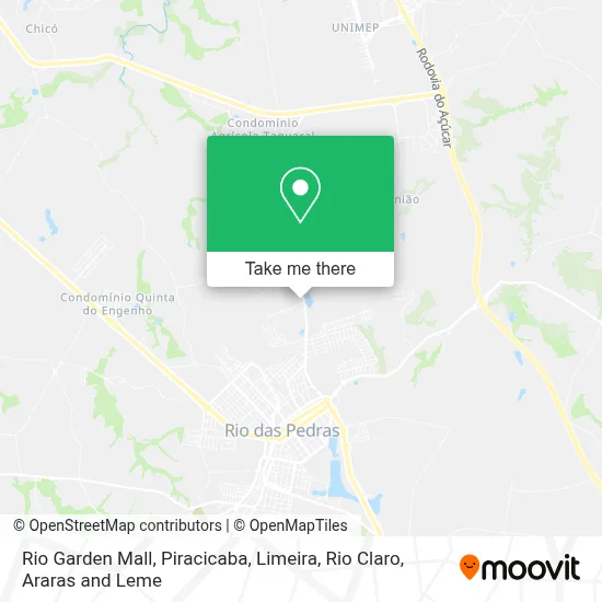 Rio Garden Mall map