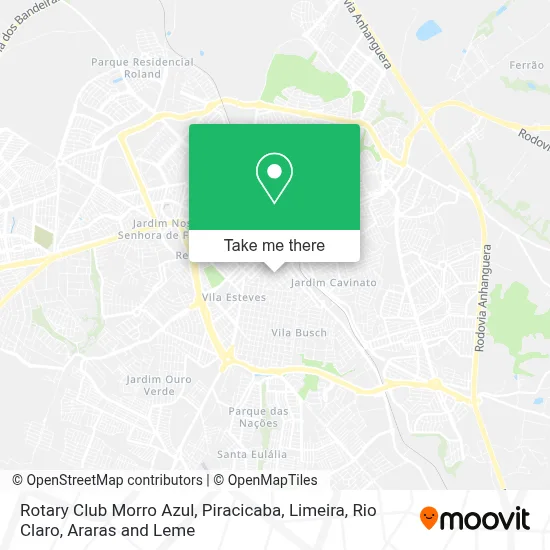 Rotary Club Morro Azul map