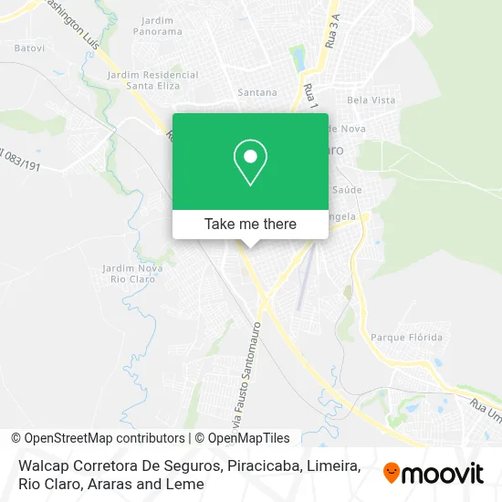 Walcap Corretora De Seguros map