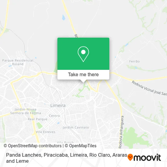 Panda Lanches map