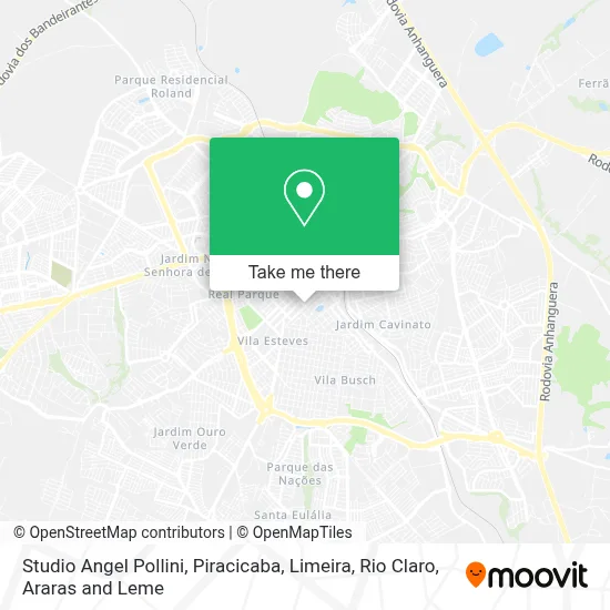 Studio Angel Pollini map