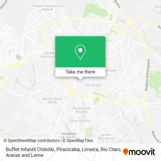 Buffet Infantil Chikiliki map