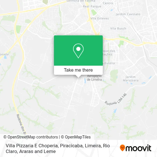 Villa Pizzaria E Choperia map