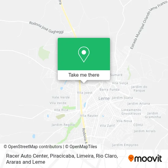 Racer Auto Center map
