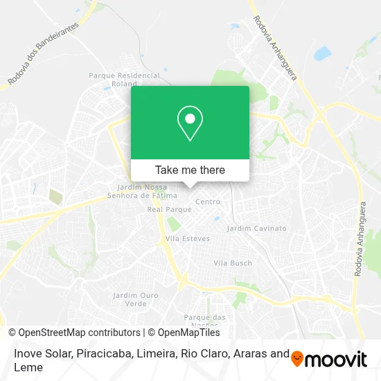 Inove Solar map