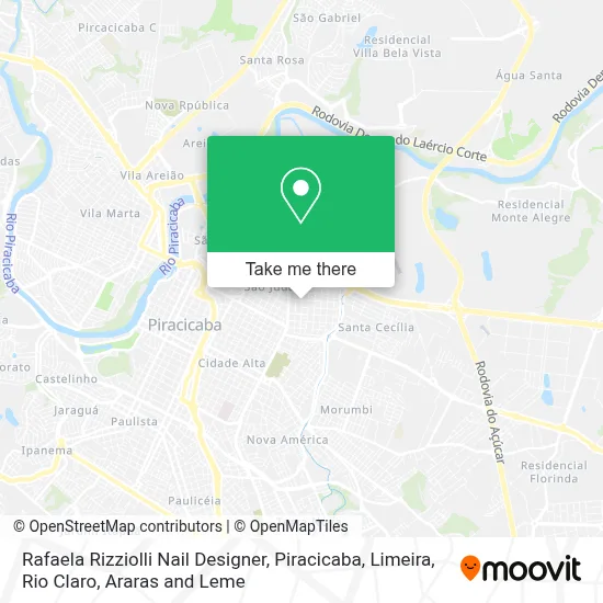 Rafaela Rizziolli Nail Designer map