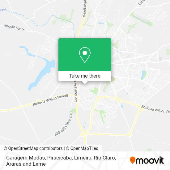 Garagem Modas map