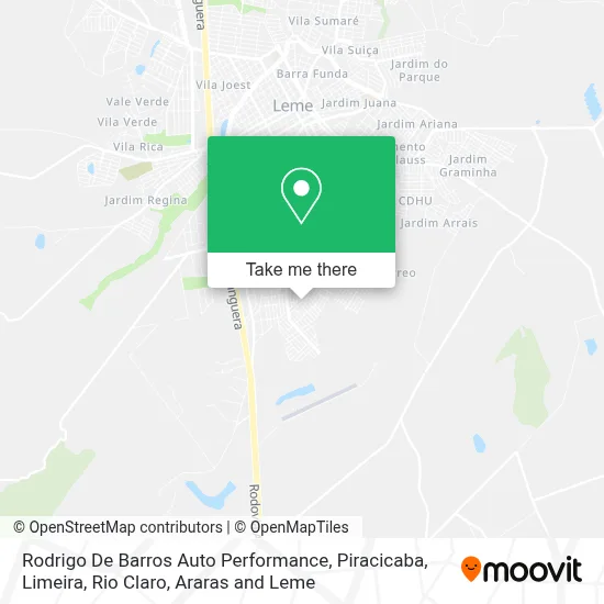 Rodrigo De Barros Auto Performance map
