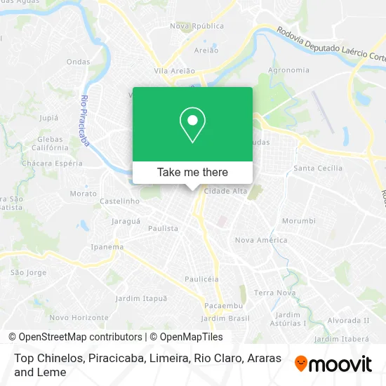 Top Chinelos map