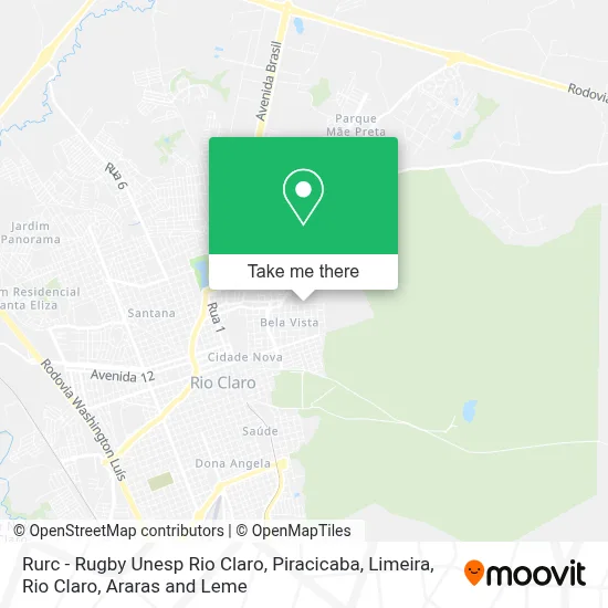 Rurc - Rugby Unesp Rio Claro map