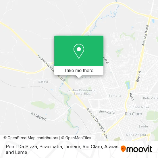 Point Da Pizza map
