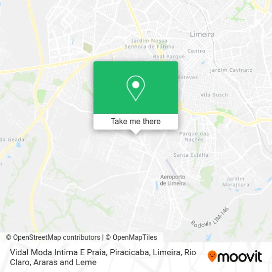 Vidal Moda Intima E Praia map