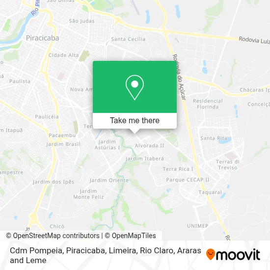 Cdm Pompeia map