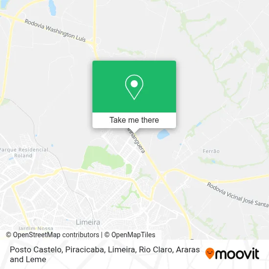Posto Castelo map
