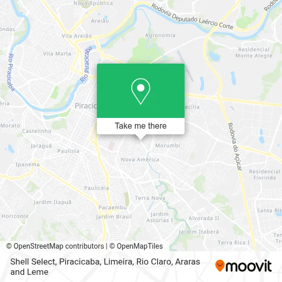 Shell Select map